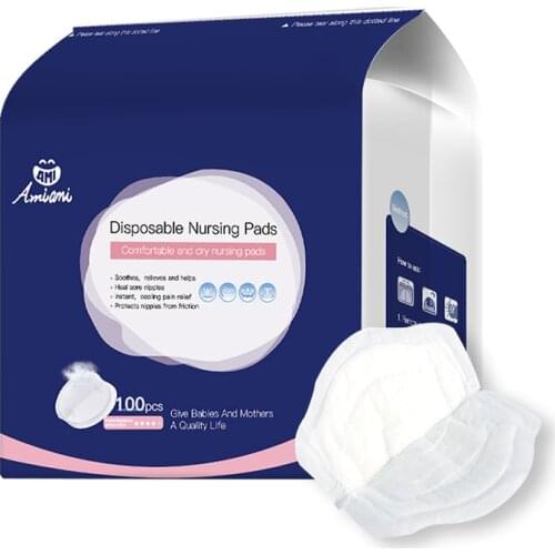 Amboch Free sample disposable breast pads high quality lansinoh disposable nursing pads