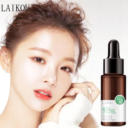 17ml Tea Tree Acne Treatment Face Serum Whitening Moisturizing Oil-control Anti-Aging Essence Anti Acne Anti Scar Face Skin Care