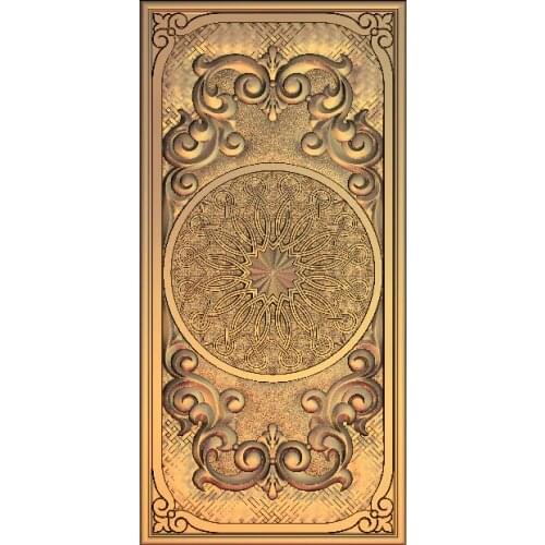 Plate 3D STL Model for CNC Router Engraver Carving Machine Relief Artcam aspire M54