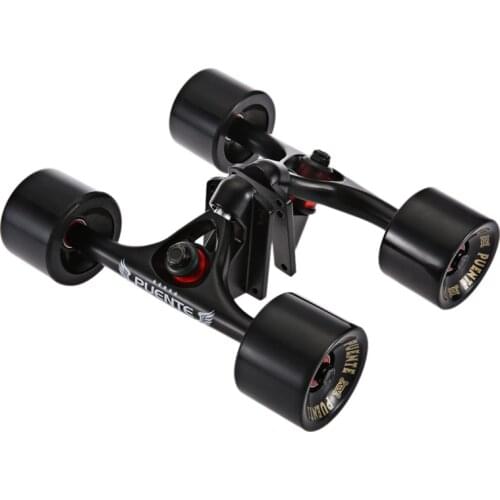 PUENTE 2Pcs/Set Skateboard Truck with 70 x 51mm Skate Wheel Riser Pad Bearing Hardware Accessory Installing Tool for Skateboard