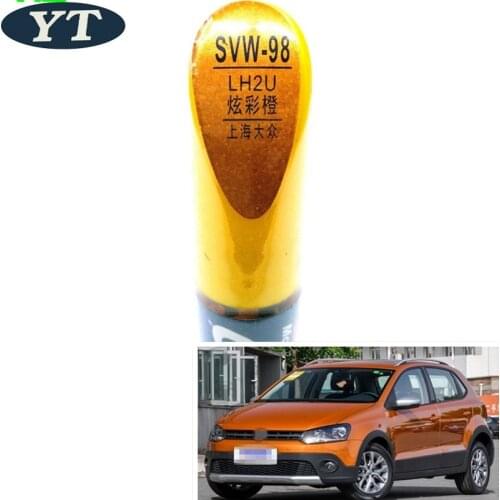 Car scratch repair pen, auto painting pen ORANGE color for volkswagen polo golf 6,7 touran passat tiguan CC ,car painting pen