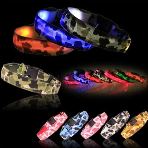 Pet Products USB Charging Led Dog Collar Avoid Car Accident Collar Dogs Puppies Dog Collars Leads LED Supplier Kitten Collar Dog