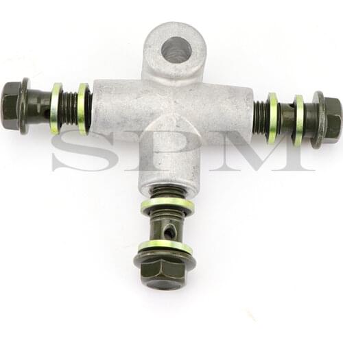 Hydraulic Brake Hose Pipe Tee Coupling Tee Fitting Tee Connector 3way Adapter For Motorcycle Dirt Pit Bike ATV Brake System