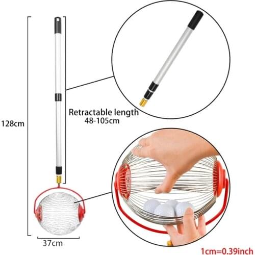 Walnuts Chestnuts Harvester Roller Nut Collector Retractable Aluminum Alloy Ball N58A