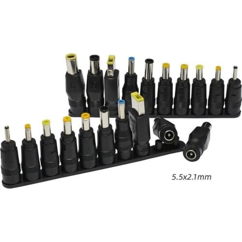 Universal Laptop DC Power Supply Adapter Connector Plug AC DC Conversion Head Jack Charger Connectors Laptop