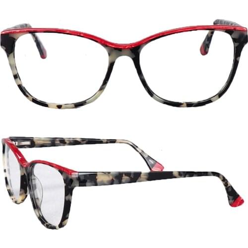 Women Square eyeglass Frame women Cateye vintage glasses frames light acetate fashion tortoise eyeglasses frames eyewear