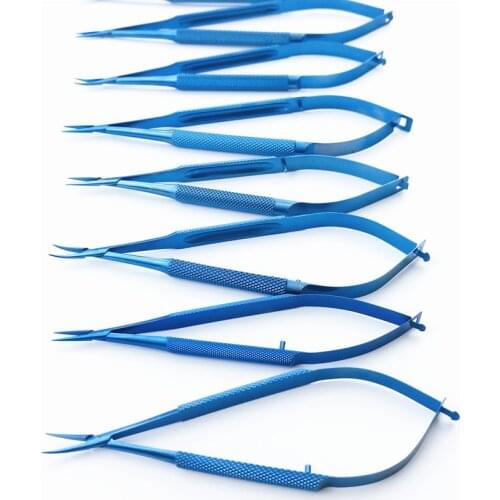 1PCS Titanium Surgical Dental Castroviejo Needle Holders Straight Tool 12cm/14cm/16cm/18cm