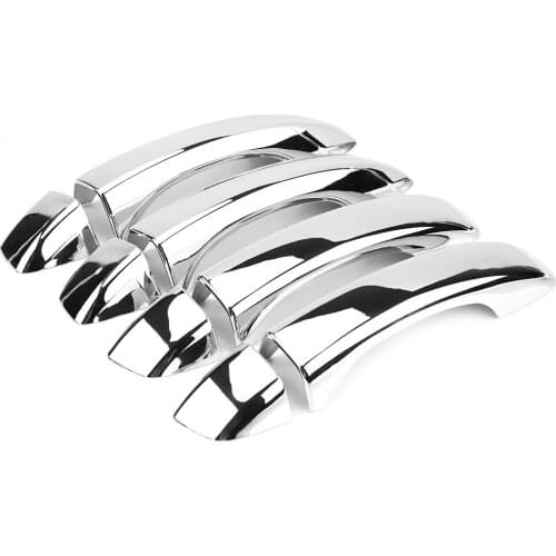 8 pcs Car Chromium Electroplating Door Handle Cover Trim for MG Zs Suv 2018-2019 Styling Accessories