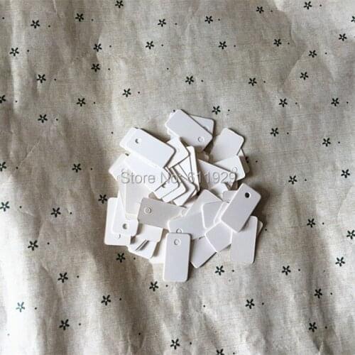 Free shipping 1.4x2.7cm wholesales blank 350gsm kraft paper tag/white card/jewelry tag/DIY blank white card 1000 pcs a lot