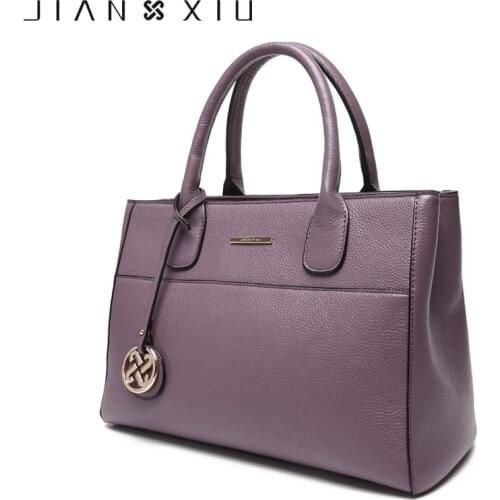 JIANXIU Brand Genuine Leather Handbag Bolsa Feminina Luxury Handbags Women Bags Designer Sac a Main Female Big Tote Shoulder Bag