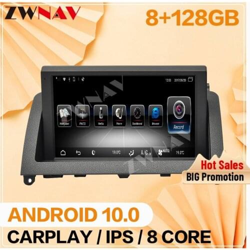 For Mecerdes Benz C-W204 2007 2008-2011 GPS Carplay 8G+128GB Android 10 Screen Multimedia Player Radio Stereo Cassette Head Unit