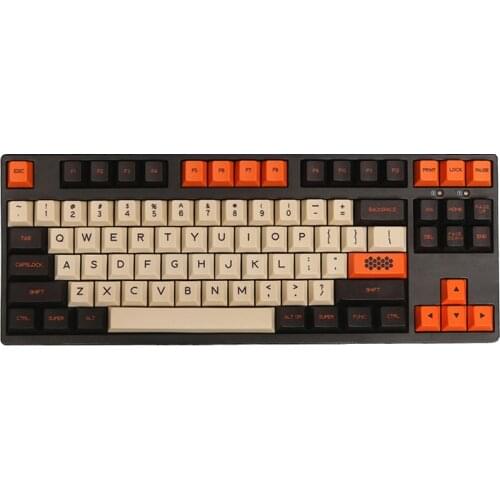 CarbonLarge carbon color PBT thermal sublimation key cap K70 filco cherry 3000 3850 customized key cap