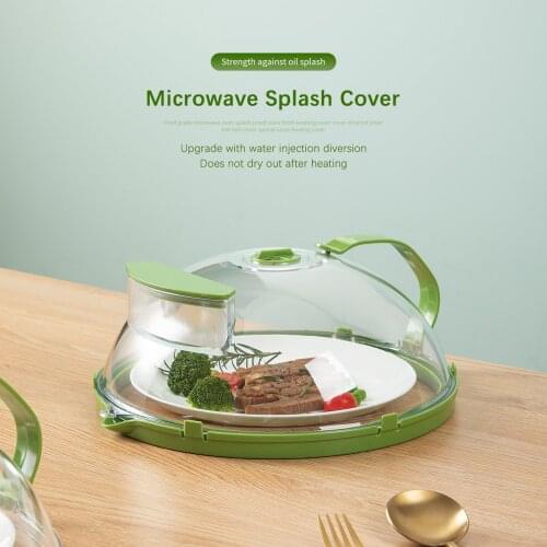Microwave Oven Splash-Proof Cover, Household Food Hot Dish Cover, Circular Heating Special Dust-Proof Sealed Plastic Covers