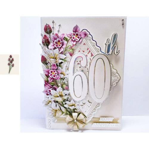 Drumstick Alliums Metal Cutting Dies Scrapbook Dariy Decoration Stencil Albums Template DIY Greeting Card Albums 2021