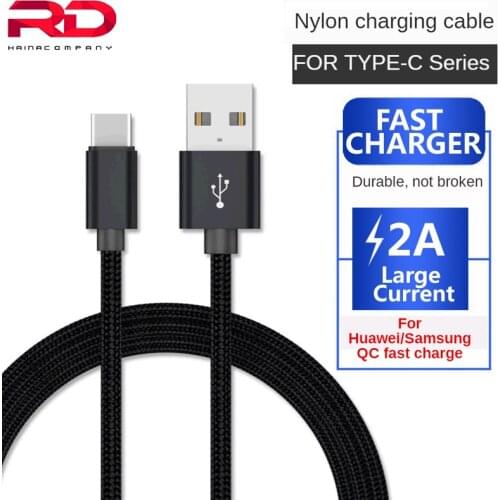 Micro USB Cable 2A Fast Charging Nylon USB Sync Data Mobile Phone Adapter Charger Cable For Samsung iPhone Huawei Android Cables