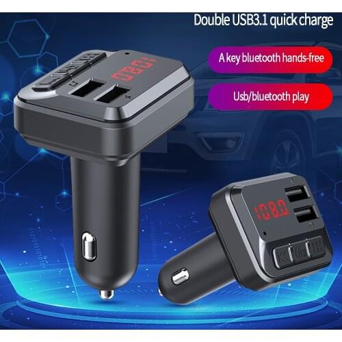 Multifunctional Car Charger for iphone Huawei Xiaomi Tablet Digital Camera Mp3 Bluetooth Player One for Three Car Charger