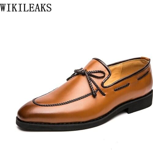 Luxury Slip on Shoes Men Black Loafers Men Dress Shoes Leather Party Shoes for Men 2021 Chaussure De Homme Zapatillas De Hombre