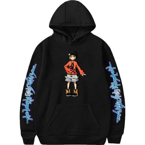 Men/women The World Ends With You Hoodies Sweatshirt Streetwear Adult Kids Harajuku Printed Cartoon Logo Pullovers