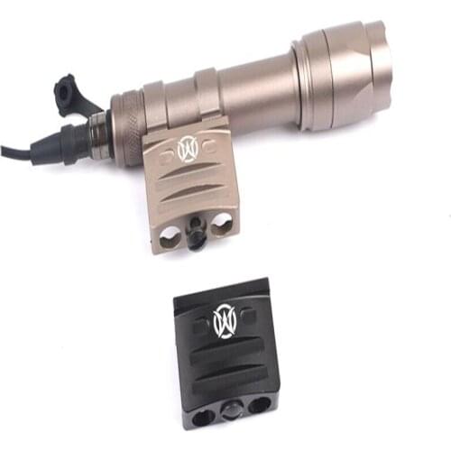 Tactical RM45 Off Set Flashlight Mount Rail Picatinny 20mm For Surefir Airsoft M300 M600 Scout Light M600C M600V