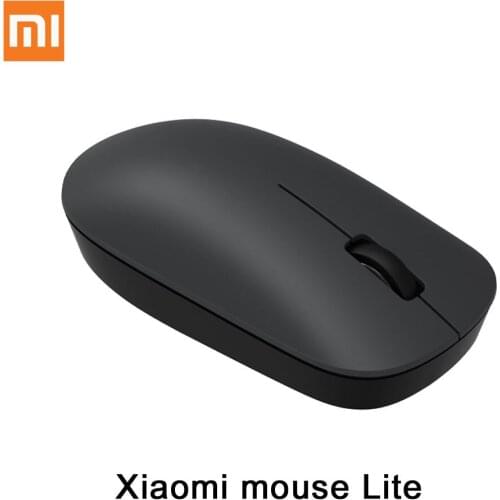 Original Xiaomi Ultrathin Wireless Mouse lite 2.4GHz 1000DPI Ergonomic Optical Mice Gaming Mouses For Laptop Windows 10