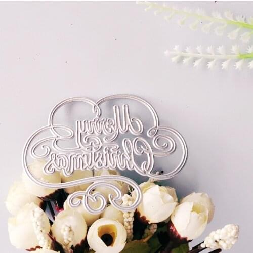 Christmas card paper card Merry Christmas greeting gift metal scrapbook sealing mould DIY paper-cut handicraft mould DIY knife m