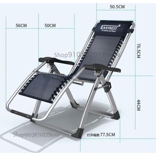 Reclining Chair Folding Lunch Chair Autumn And Winter Home Leisure Balcony Outdoor Simple Portable Office Nap Chair