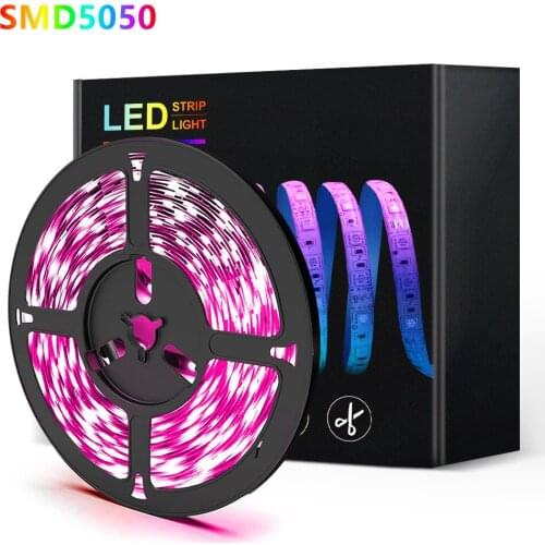 LED Light Tape TV Backlight Lighting RGB LED Strip Light Flexible Ribbon Lamp Colorful rgb Strip Lamp For Party Home Decoration