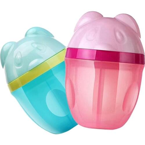 Cartoon Panda Three-Way Rotating Baby Milk Powder Dispenser Storage Snack Box