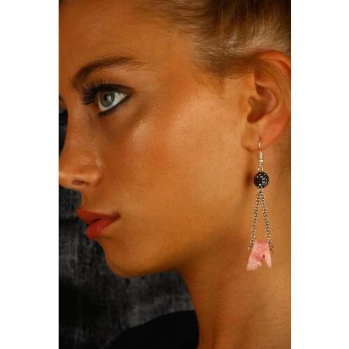 Dr Stone Natural Stone Women 'S Quartz Earrings Z121AR151 202321175