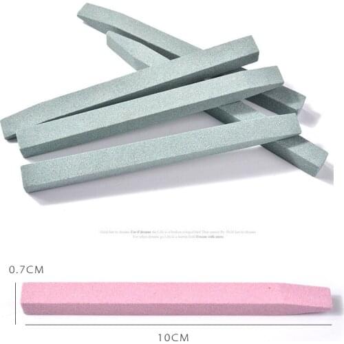 1pc Stone Nail File Buffer Sanding Block V-shaped Grinding Block Grind Sand Nail Art Pedicure Manicure Dead Skin Tool Pro Salon