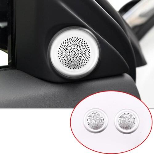 2pcs Car Aluminum Alloy Tweeter Speaker Cover Trim For Range Rover Evoque L551 2020 Accessories
