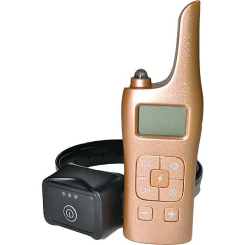 2020 New Waterproof Rechargeable Remote Control LCD Display Electric Dog Training 800m Shock Vibration Sound For All Size Dog