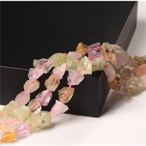 Mix Quartzs Irregular Freeform Natural Raw Stone Beads For Jewelry DIY Handmade Bracelet Necklace Earrings Pendant Accessories