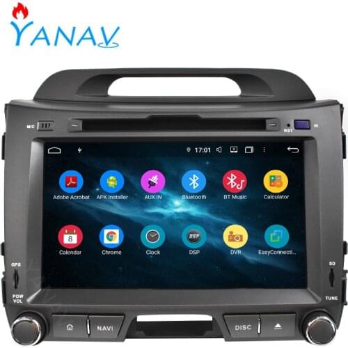 Touch Screen Car Radio Android 2 DIN Stereo Receiver For KIA Sportage R 2012 To 2015 GPS Navigation Auto Multimedia DVD Player