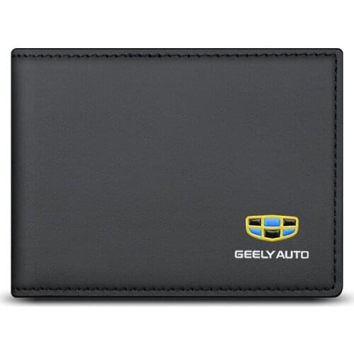 Drivers License Leather Case Motor Vehicle Driving Passport For Geely Credit Id Card Holder Wallet Tarjetero Car Accessories