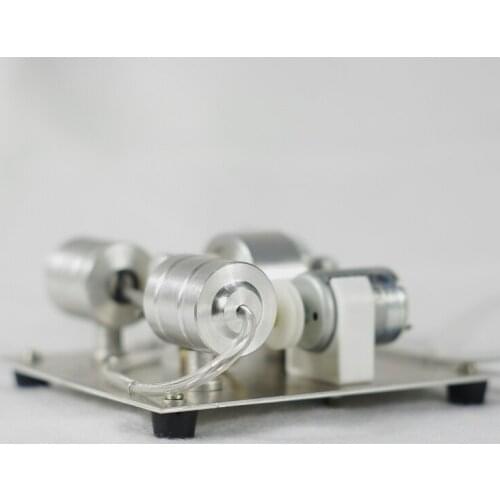 Steam Engine Model Can Be Modified Generator USB Charging Displacement 1.4ml Super Stirling Can Be Customized Teaching Gifts