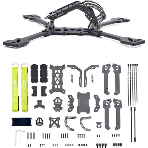 GEPRC GEP-Mark3 Series T5 H5 H6 HB56 Carbon fiber Quadcopter Frame Repair parts Bottom plate Arm Screw kit Spare Accessories