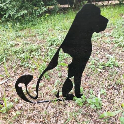 Animal Stake Realistic Decorative Acrylic Hen Dog Gardening Signpost Stake for Garden