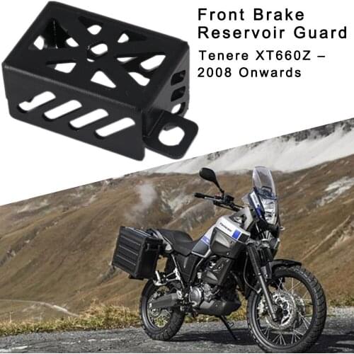 Motorcycle Rear Brake Reservoir ​Oil Cup Guard Protector Cover For Yamaha Tenere XT660Z XT 660 Z XTZ 660 2008 Onwards
