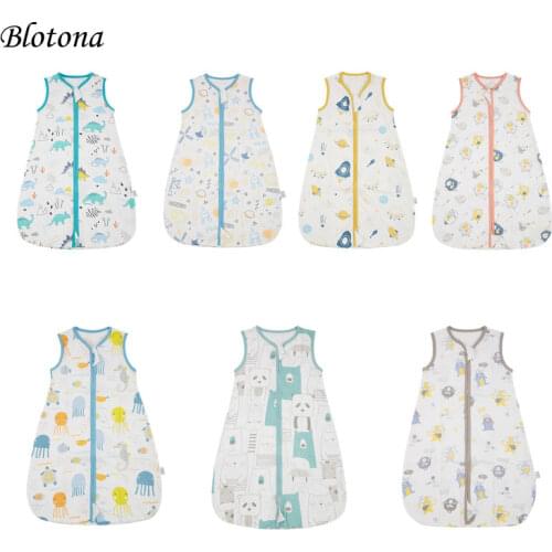 Sleeping Bag Cute Baby Vest Sleeping Bag with Cartoon Rpint Baby Vest Sleep Sack Diaper Cocoon for Newborn Sleepsack