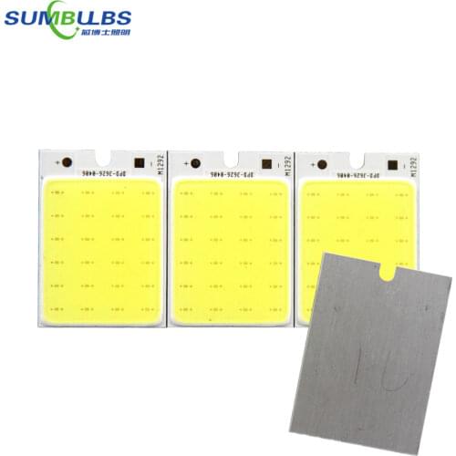 Sumbulbs 36x26mm 2W COB LED Light Board DC 12V Lighting Source for DIY Work Lights Car Lamp Bulbs Warm Cold White Chip On Board