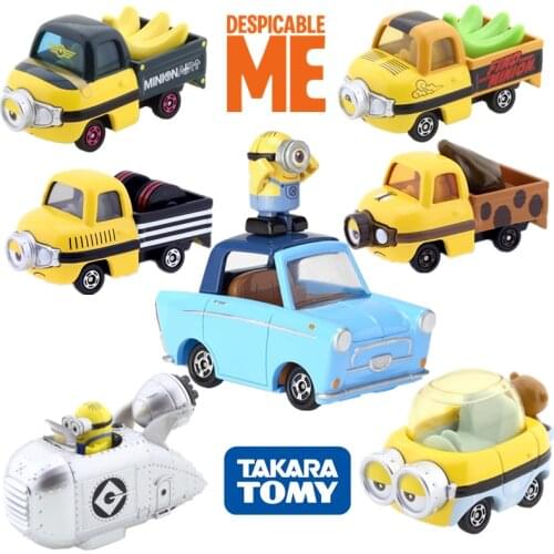 Takara Tomy Tomica Dream SP Minion Bob Stuart Car Kids Toys Motor Vehicle Diecast Metal Model