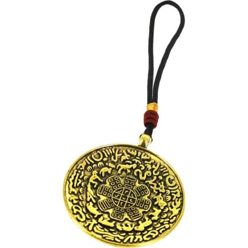 Tibetan Buddhism Eight-diagram-shaped appetizer Amulet Penadnt