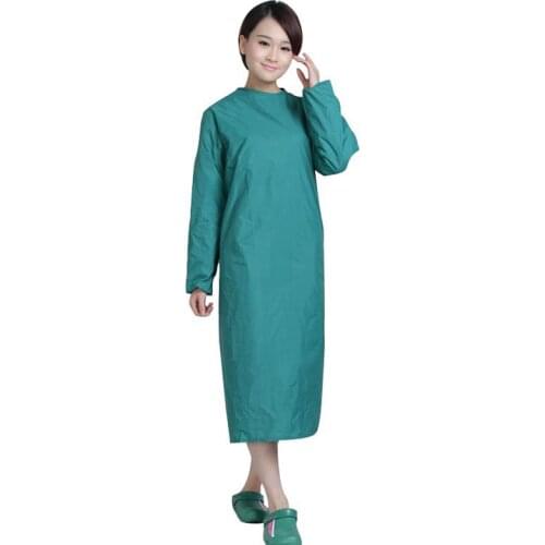 Waterproof Nursing Uniform Long Sleeve Women Hospital Work Clothes Reusable Blouses Overalls Nurse Work Wear Shirts Overalls