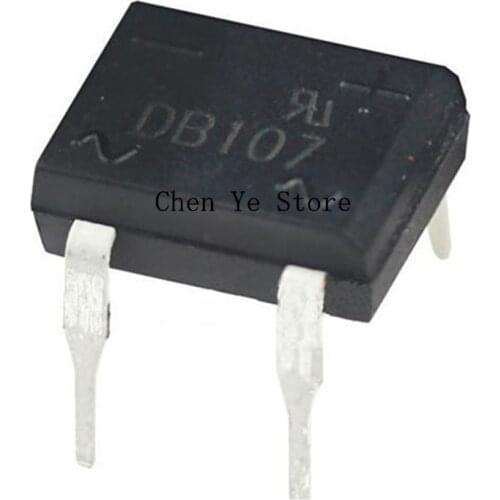 Free Shipping10PCS SEP DB107 DIP-4 1A 1000V DIP Single Phases Diode Rectifier Bridge In Stock