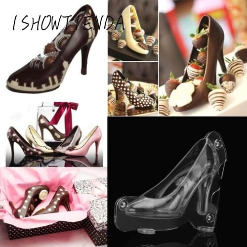 3D High Heel Shoe Chocolate Mould cooking tools Chocolate Candy Fondant Bakeware Dessert Mould Cake Tools Kitche