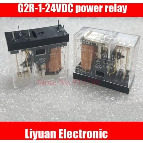 5pcs G2R-1-24VDC power relay G2R-1-DC24V DC24V 250V 10A