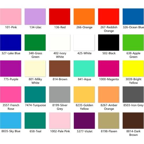 Acrylic (PMMA) Opaque 3.0mm Color Sheets for Jewelries, Crafts, Art Works, Decoration - 30 Colors/12 Sizes Available