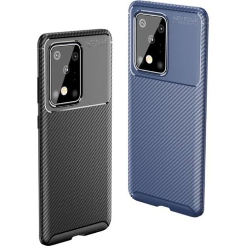 Case For Samsung Galaxy S20 Plus Note 20 Ultra Cover Silicone Carbon Fiber Shockproof Case For Samsung Galaxy S20 Ultra