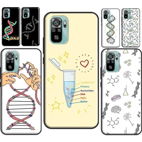 Retro DNA Science Illustration For Xiaomi Redmi Note 9 Pro 8 8T 9S Note 10 Pro Cover For Redmi 9C 9A 9T K40 Phone Case